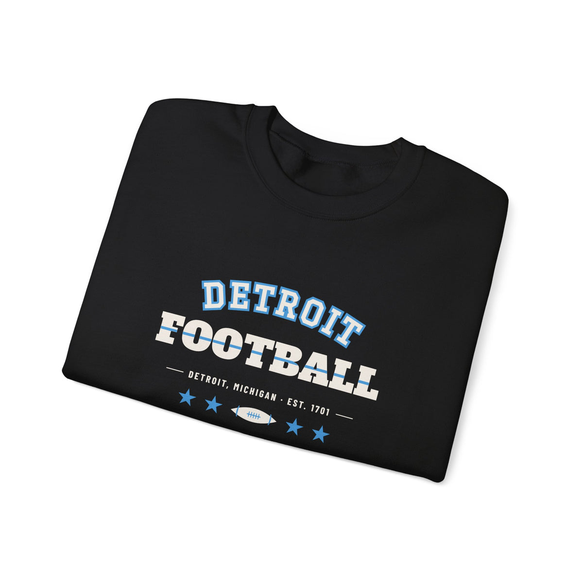 Retro Varsity Sweatshirt — Detroit Football Edition