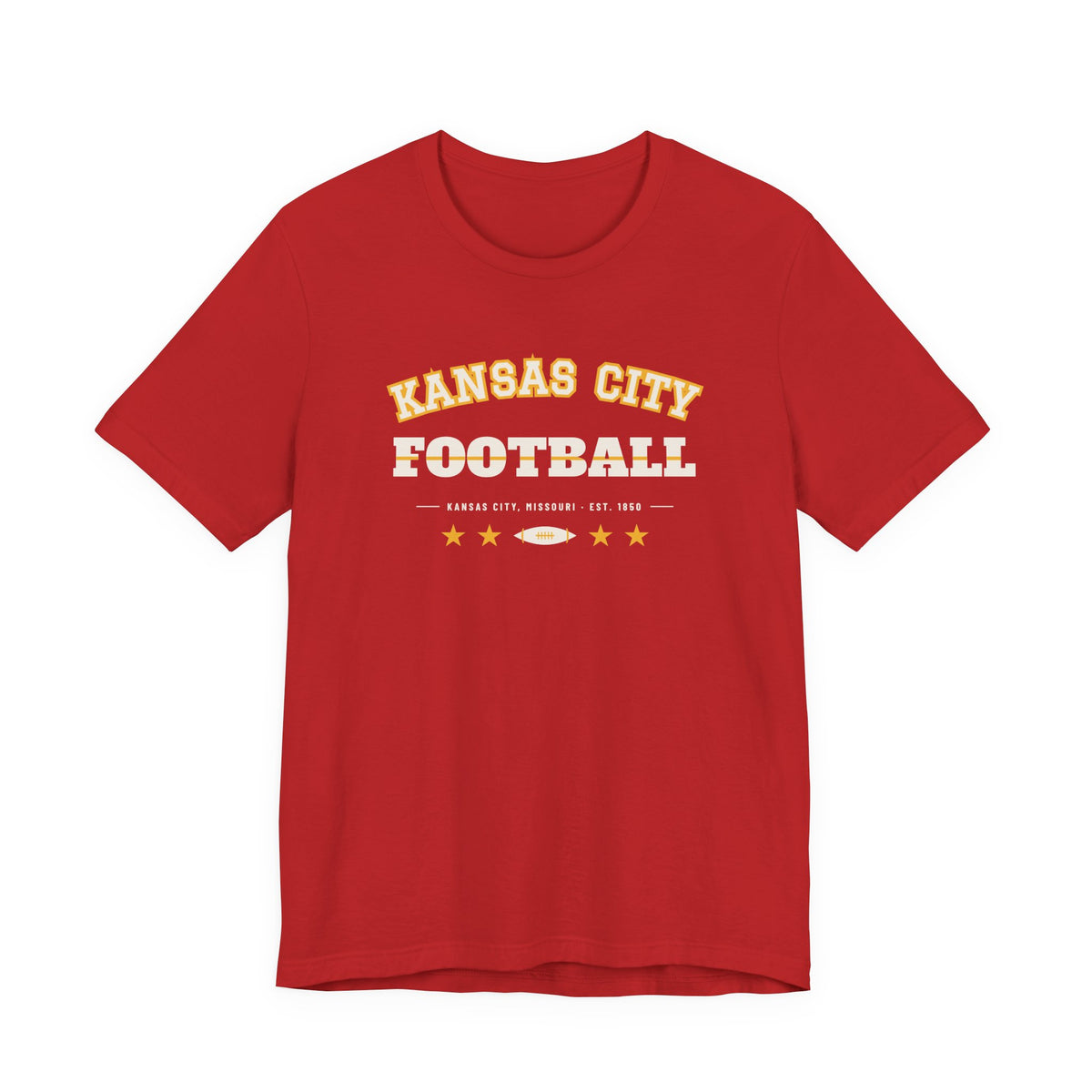 Retro Varsity Tee — Kansas City Football Edition