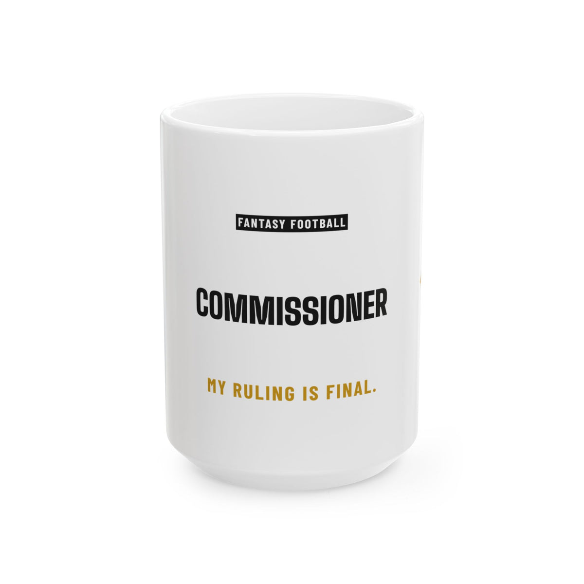 Commissioner Mug — Fantasy Football Edition