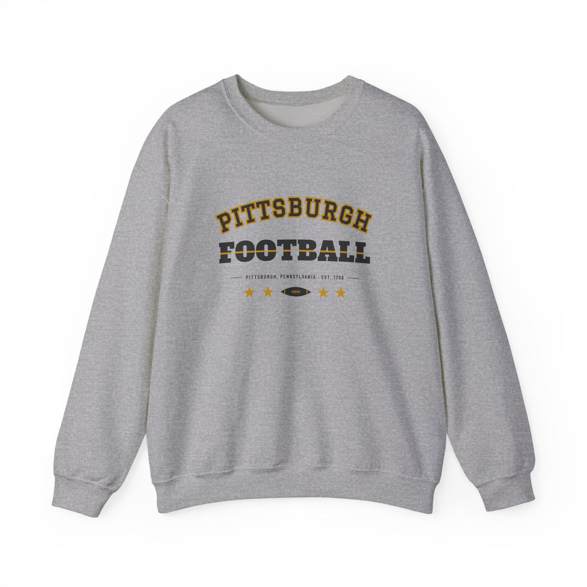 Retro Varsity Sweatshirt — Pittsburgh Football Edition