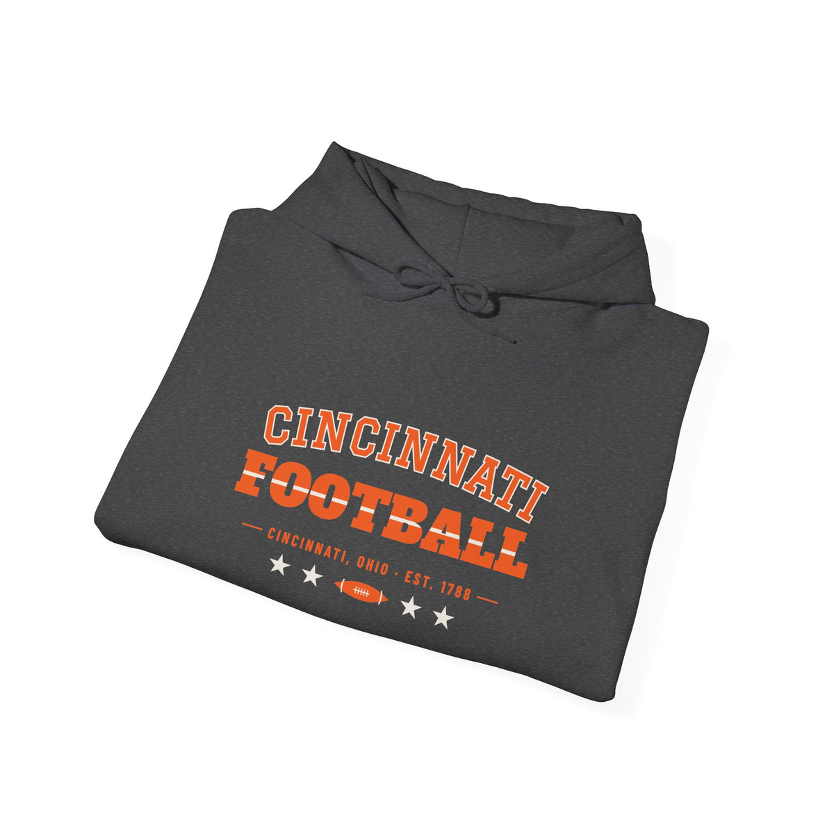 Retro Varsity Hoodie — Cincinnati Football Edition