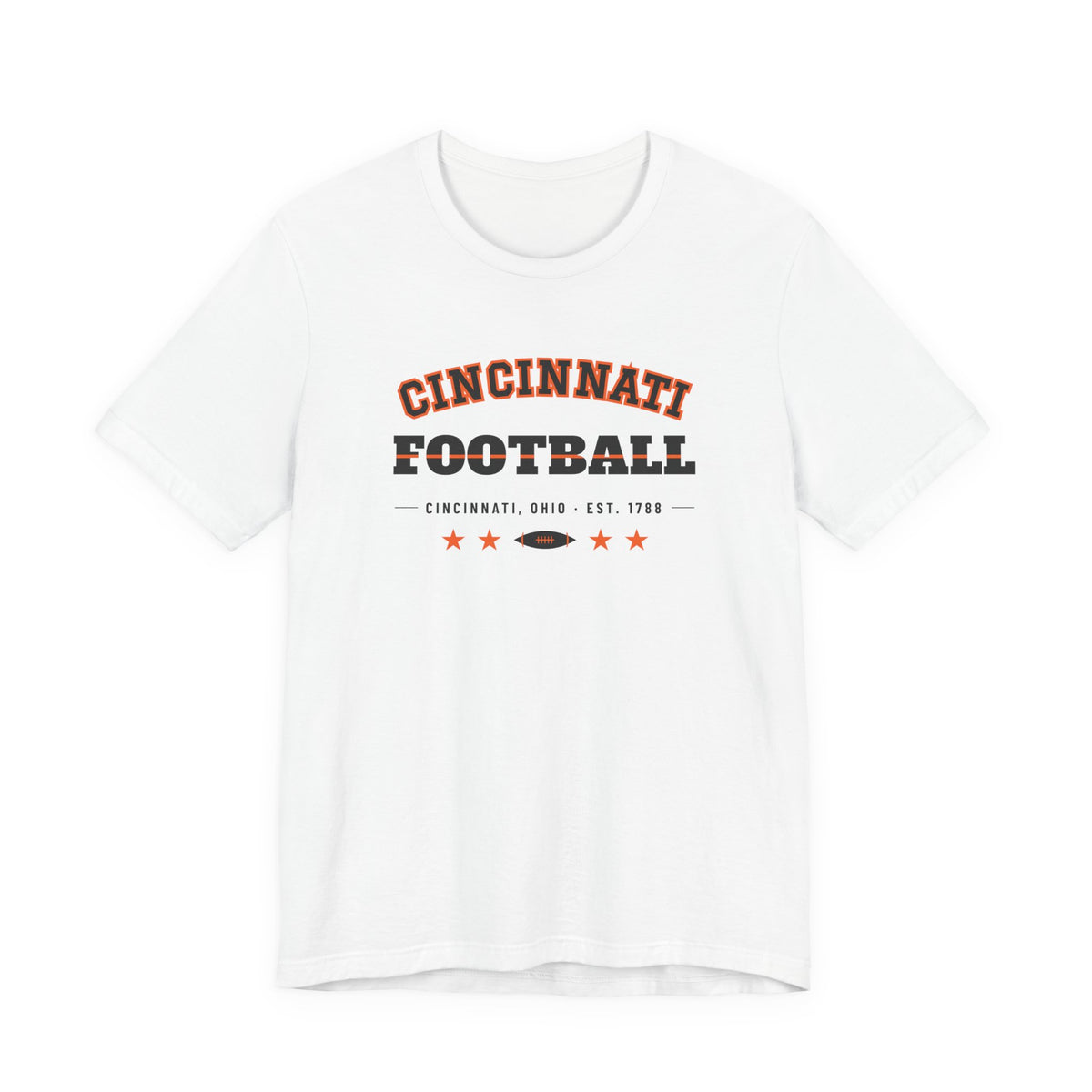 Retro Varsity Tee — Cincinnati Football Edition