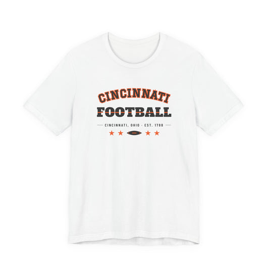 Retro Varsity Tee — Cincinnati Football Edition