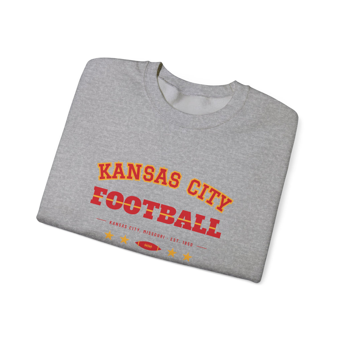 Retro Varsity Sweatshirt — Kansas City Football Edition