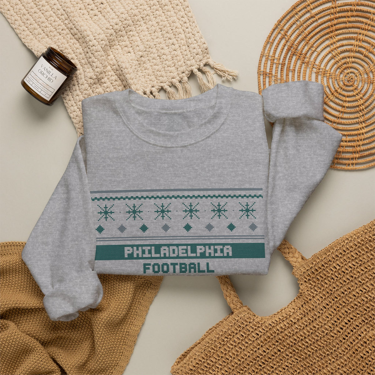 Ugly Sweater Sweatshirt — Philadelphia Football Edition