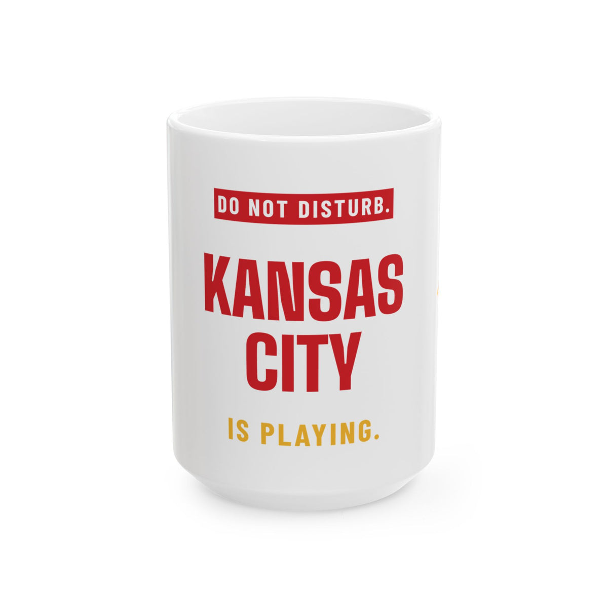 Do Not Disturb Mug — Kansas City Football Edition