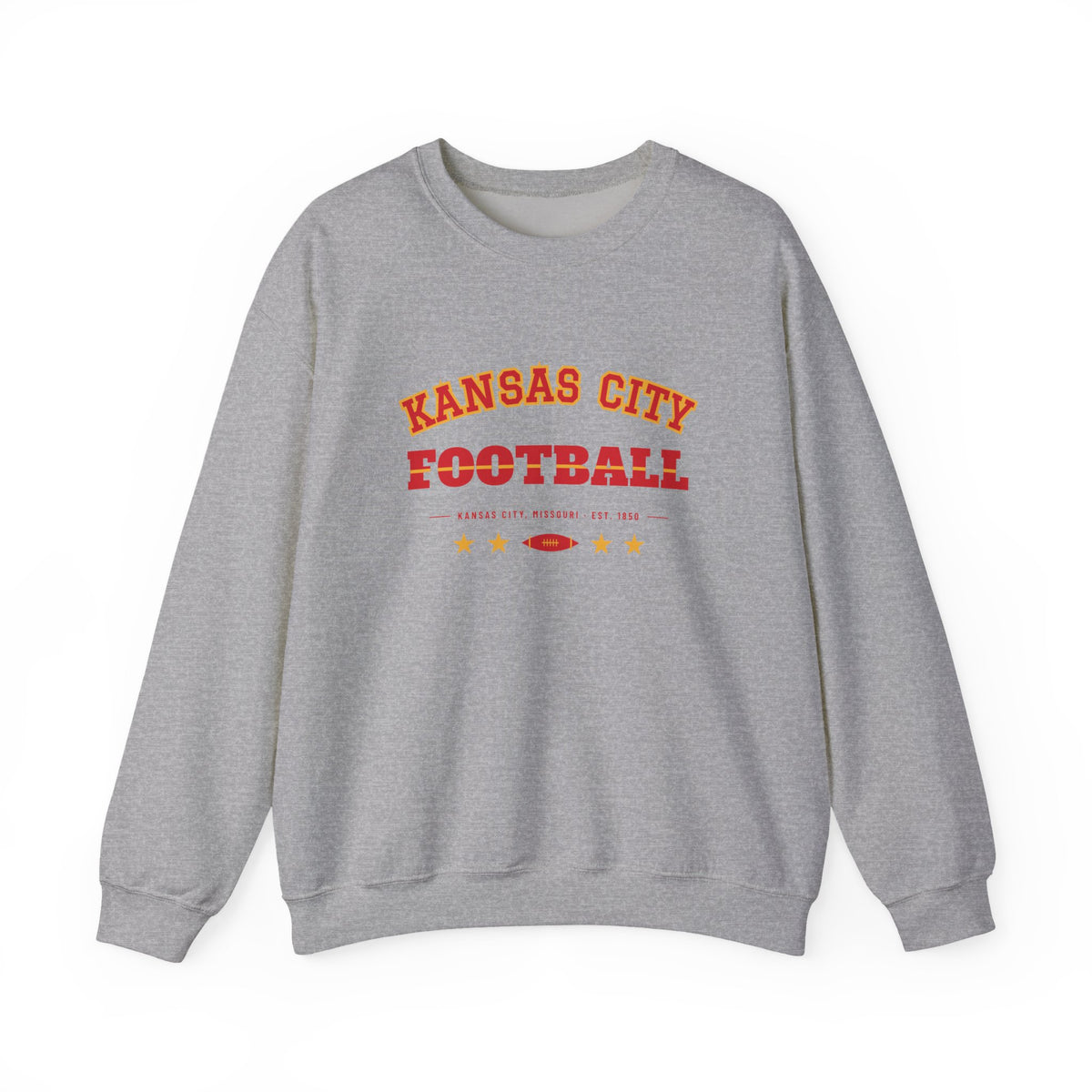 Retro Varsity Sweatshirt — Kansas City Football Edition