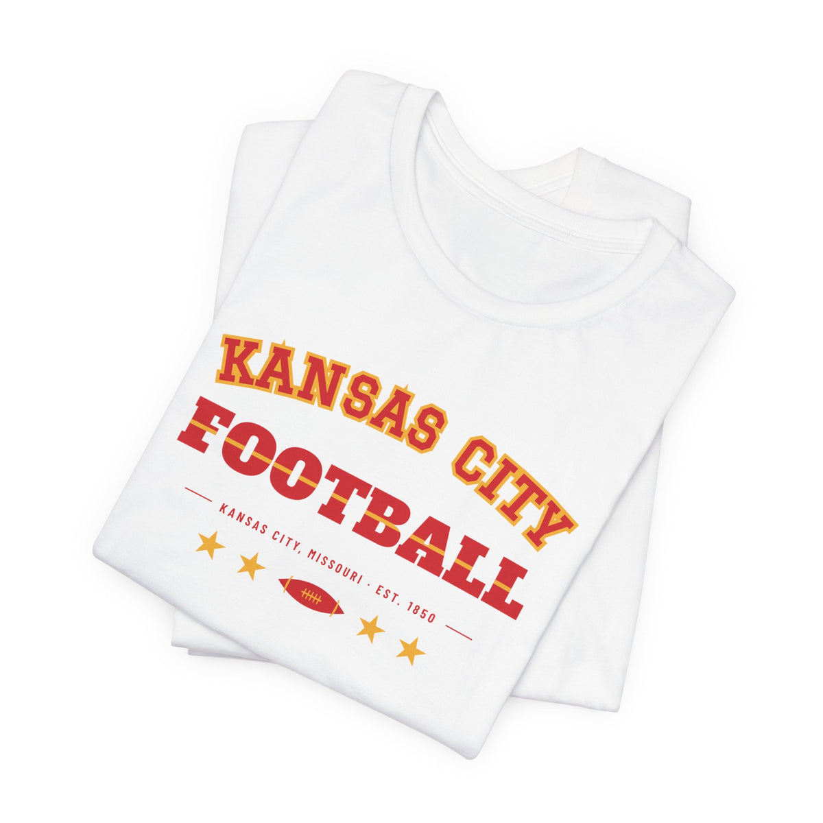 Retro Varsity Tee — Kansas City Football Edition