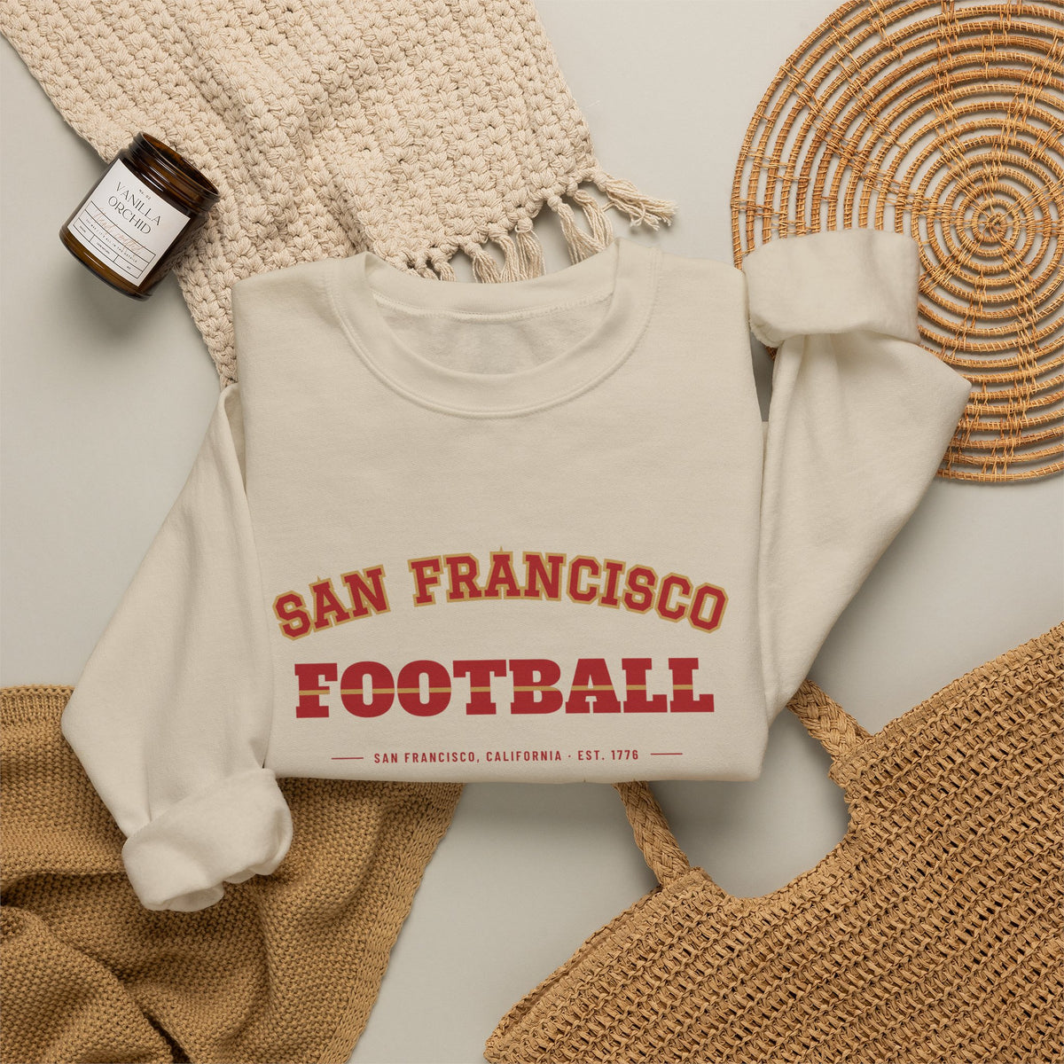 Retro Varsity Sweatshirt — San Francisco Football Edition