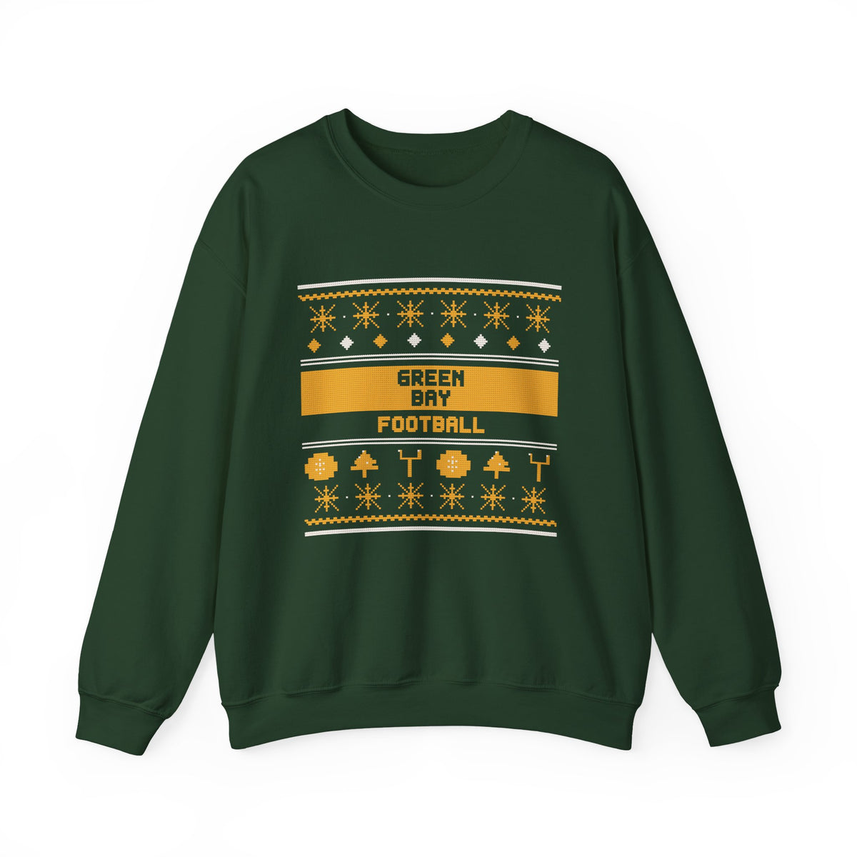 Ugly Sweater Sweatshirt — Green Bay Football Edition