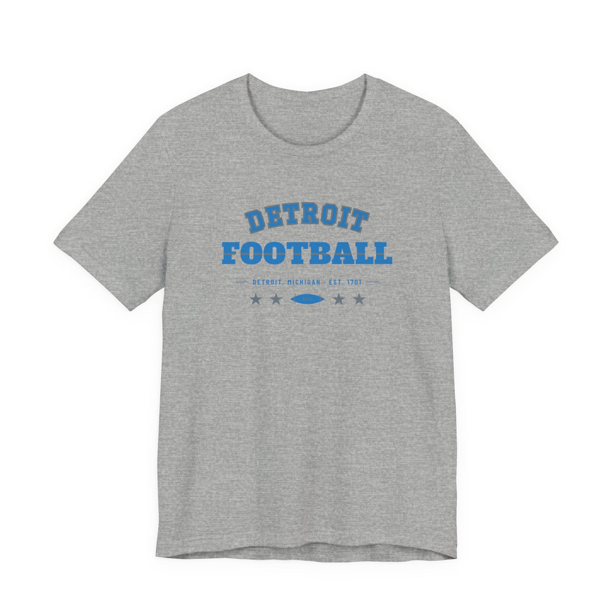 Retro Varsity Tee — Detroit Football Edition
