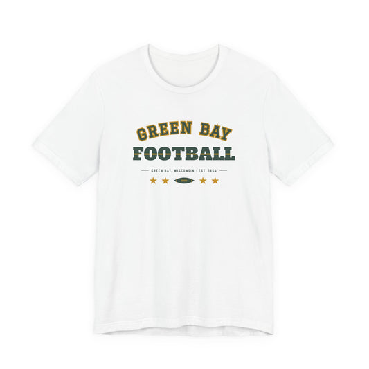 Retro Varsity Tee — Green Bay Football Edition