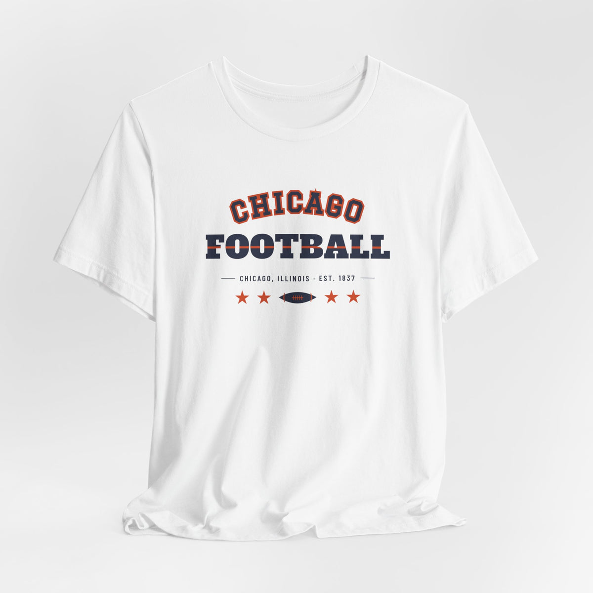 Retro Varsity Tee — Chicago Football Edition