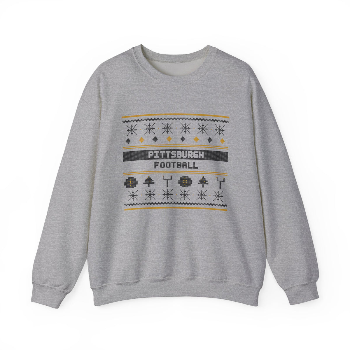 Ugly Sweater Sweatshirt — Pittsburgh Football Edition