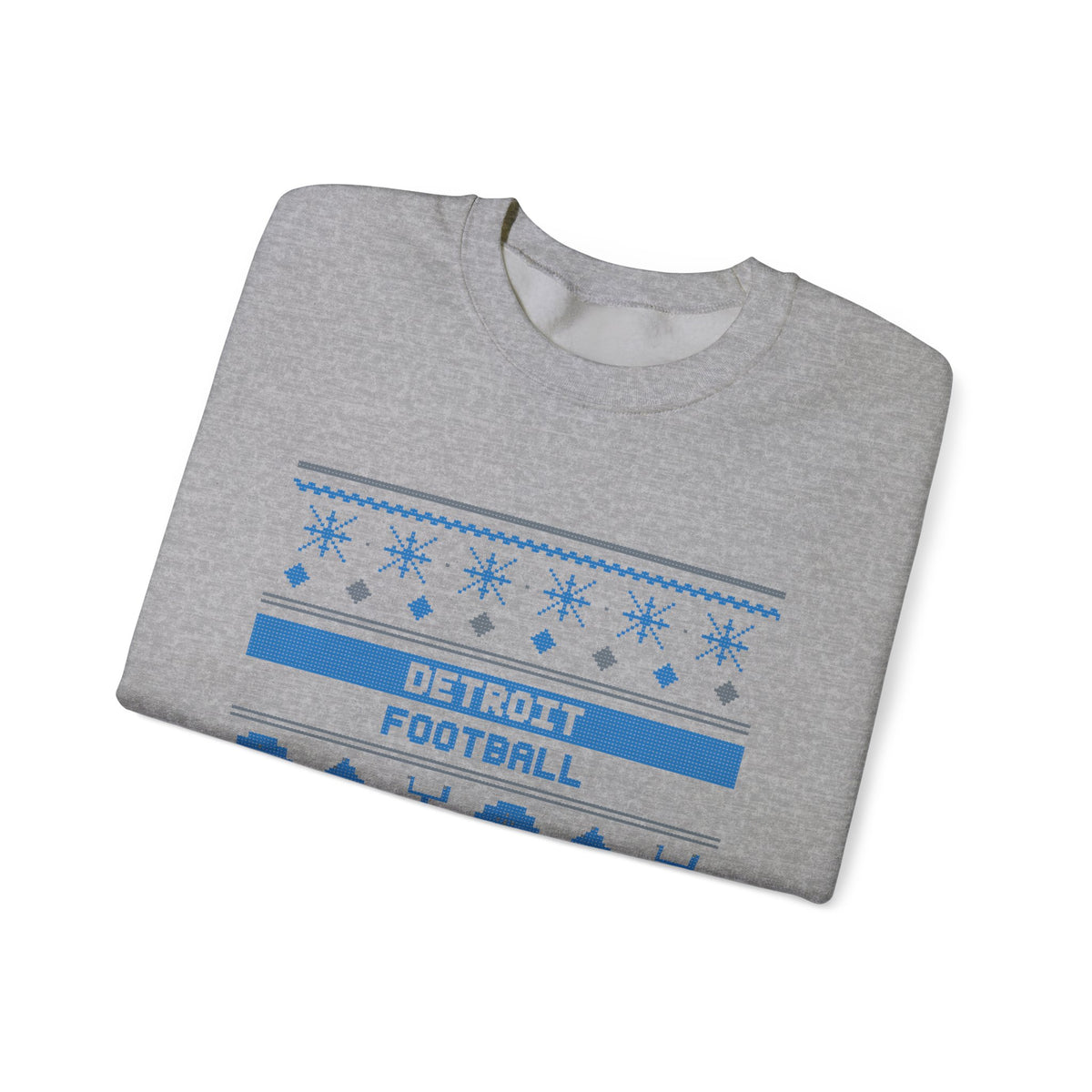 Ugly Sweater Sweatshirt — Detroit Football Edition