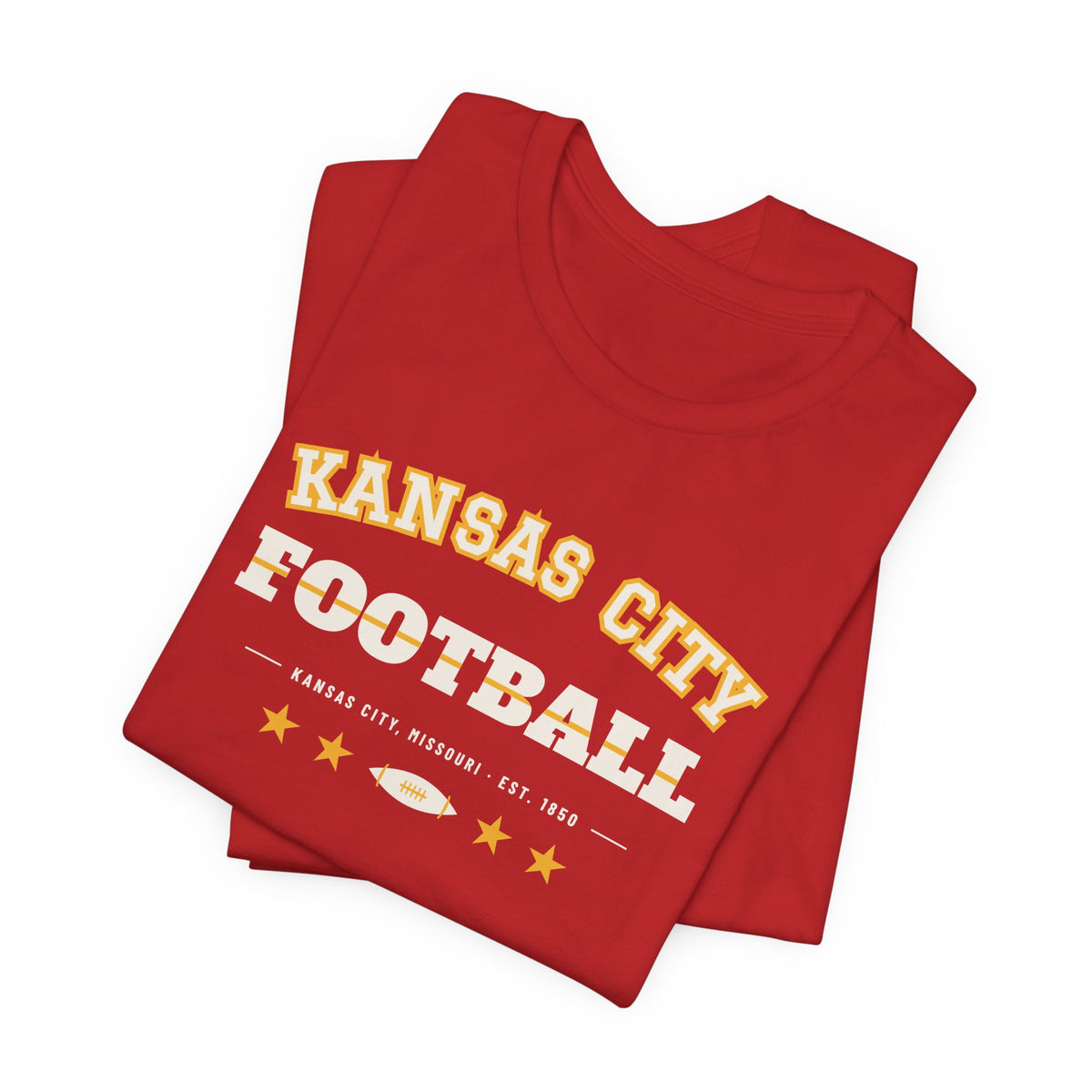 Retro Varsity Tee — Kansas City Football Edition