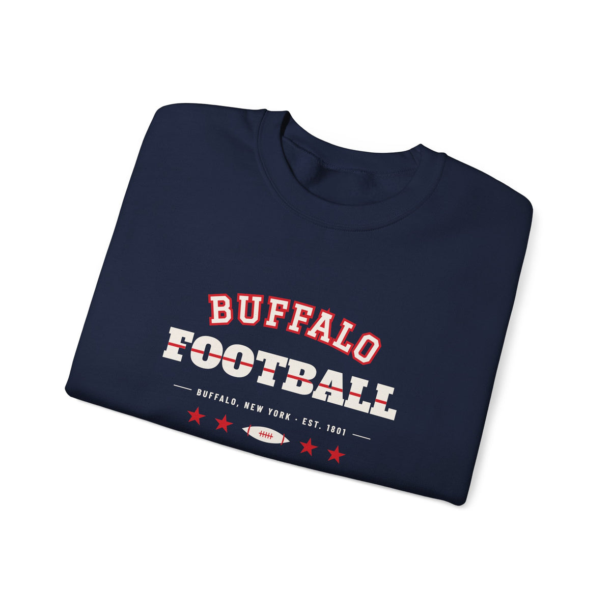 Retro Varsity Sweatshirt — Buffalo Football Edition