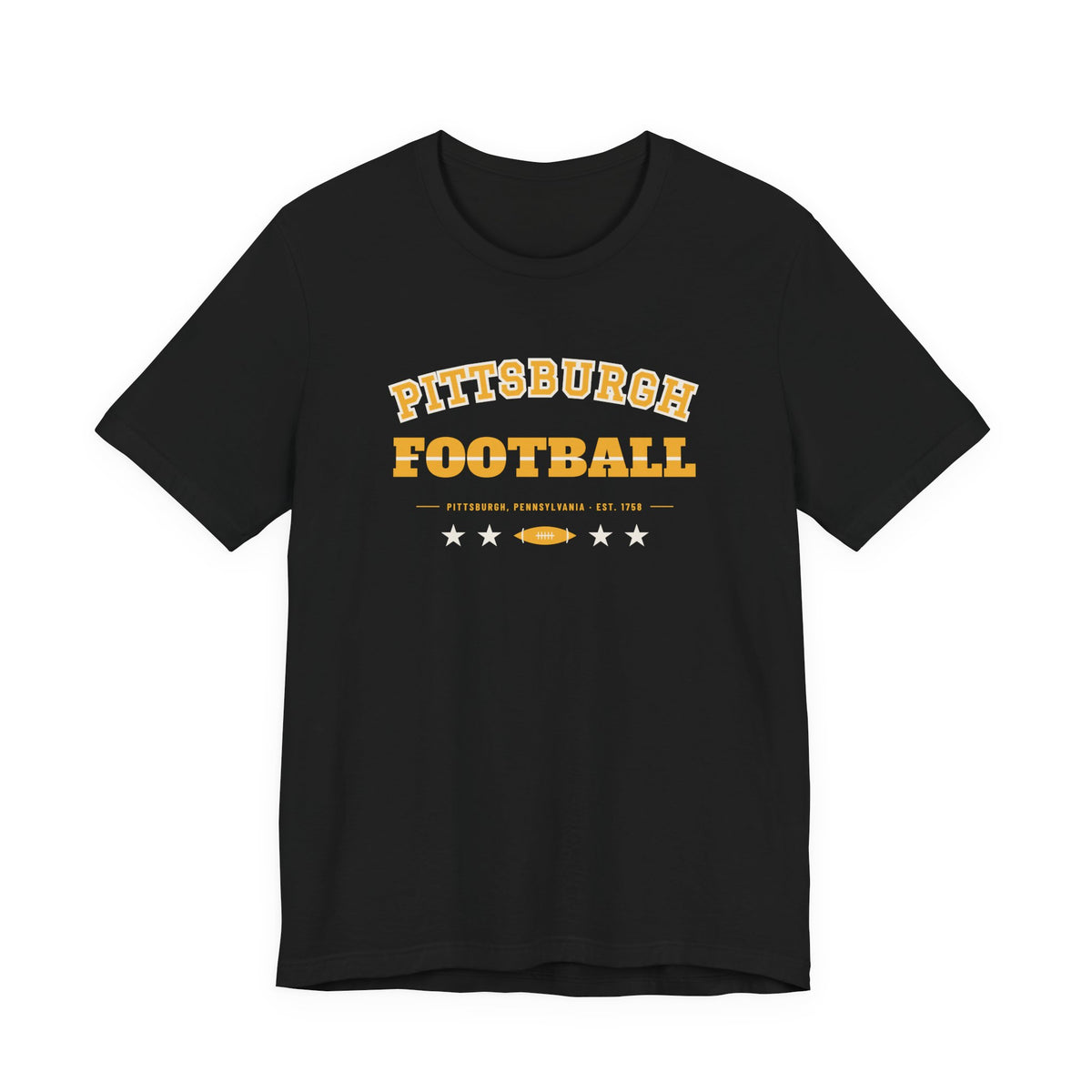 Retro Varsity Tee — Pittsburgh Football Edition