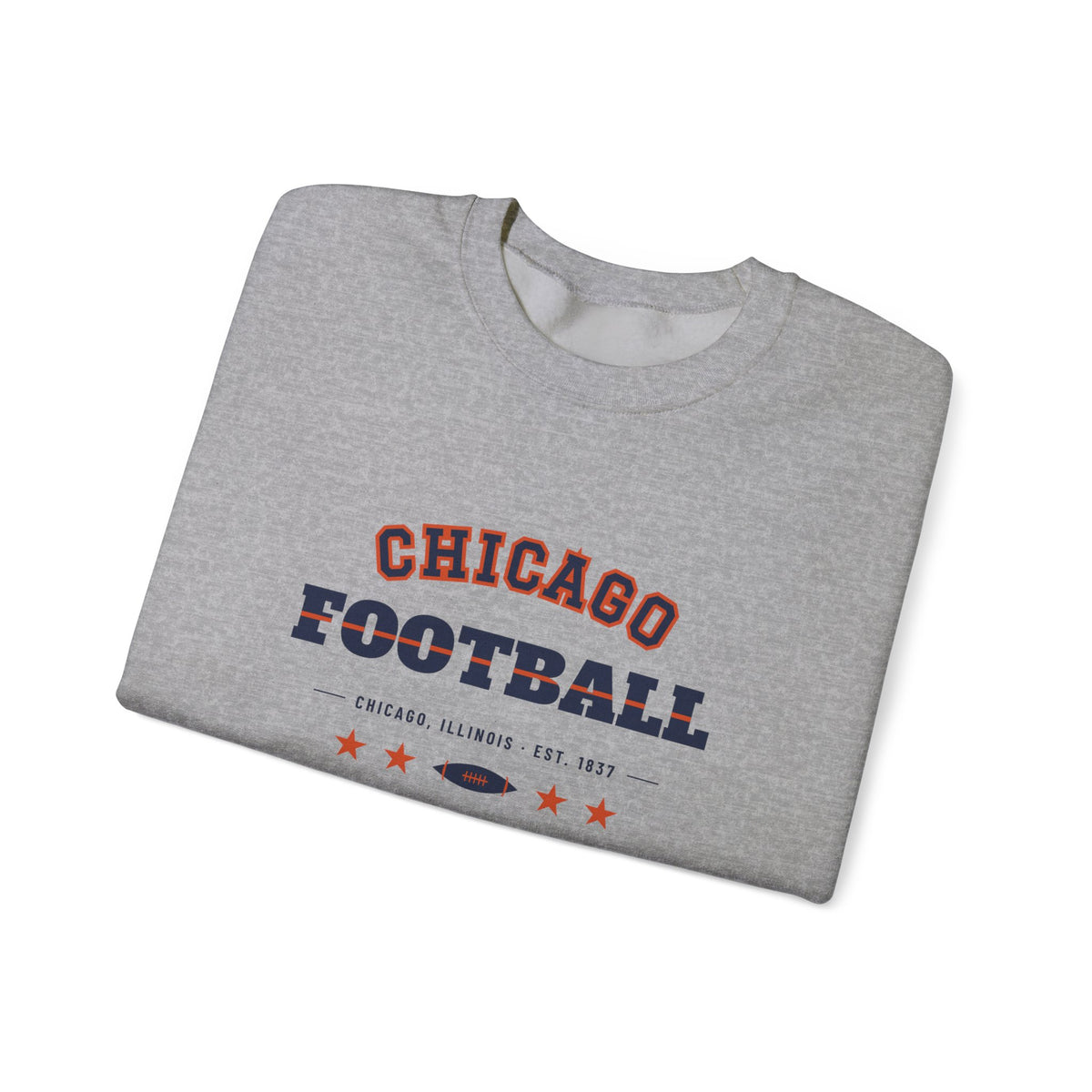 Retro Varsity Sweatshirt — Chicago Football Edition