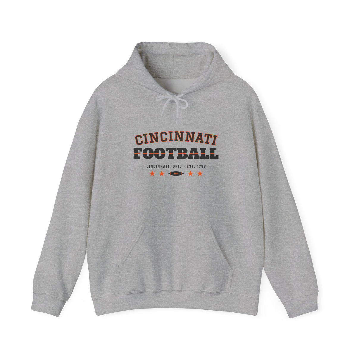 Retro Varsity Hoodie — Cincinnati Football Edition
