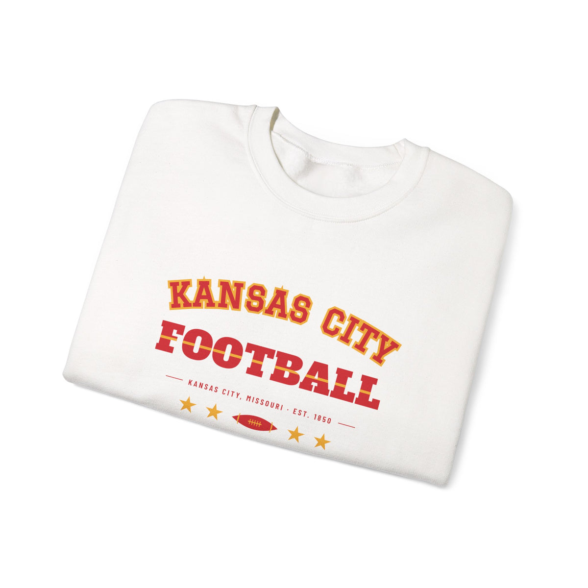 Retro Varsity Sweatshirt — Kansas City Football Edition