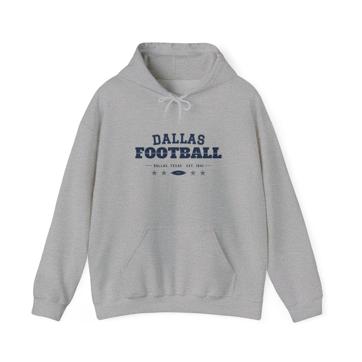 Retro Varsity Hoodie — Dallas Football Edition