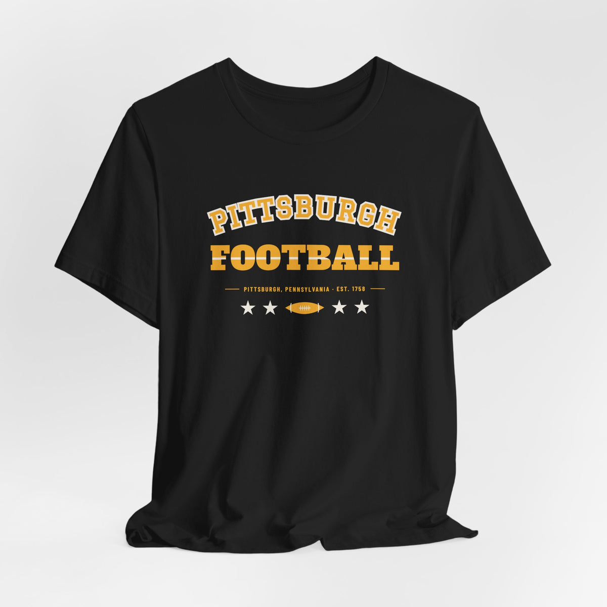 Retro Varsity Tee — Pittsburgh Football Edition