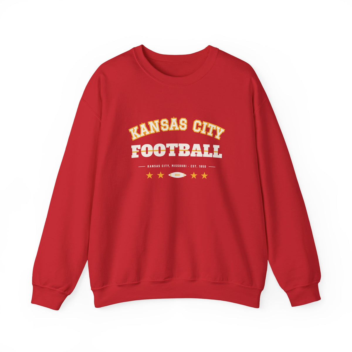 Retro Varsity Sweatshirt — Kansas City Football Edition
