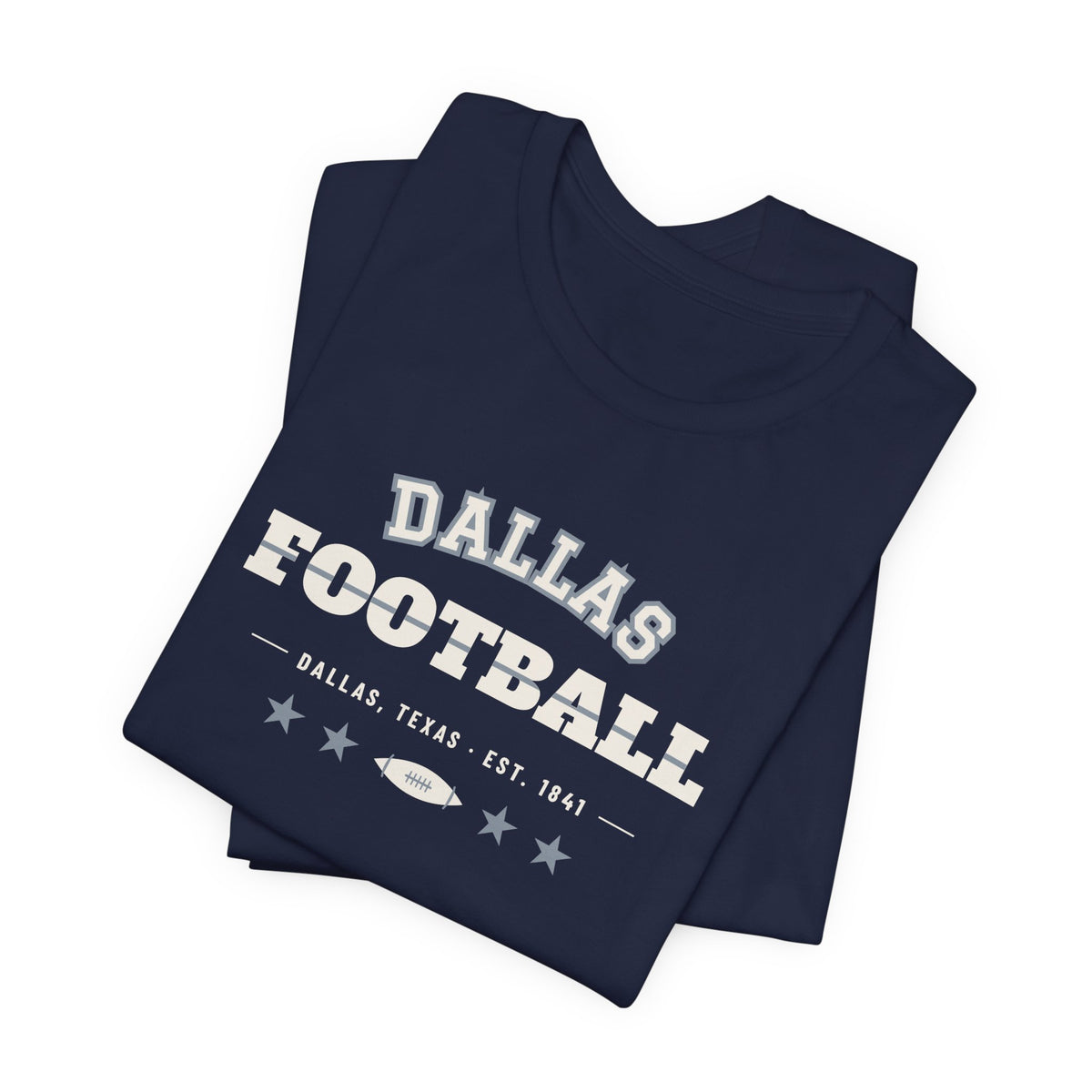 Retro Varsity Tee — Dallas Football Edition