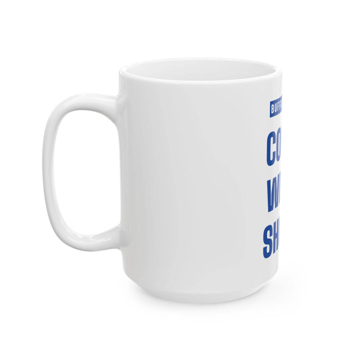 Coffee Wings Shovel Mug — Buffalo Football Edition