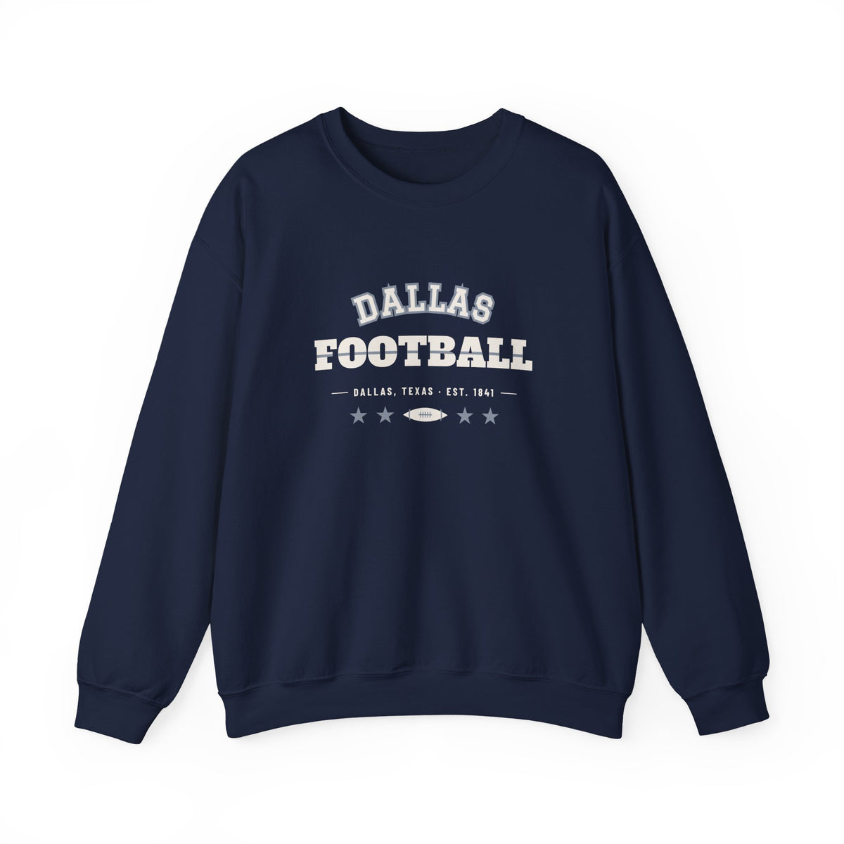 Retro Varsity Sweatshirt — Dallas Football Edition