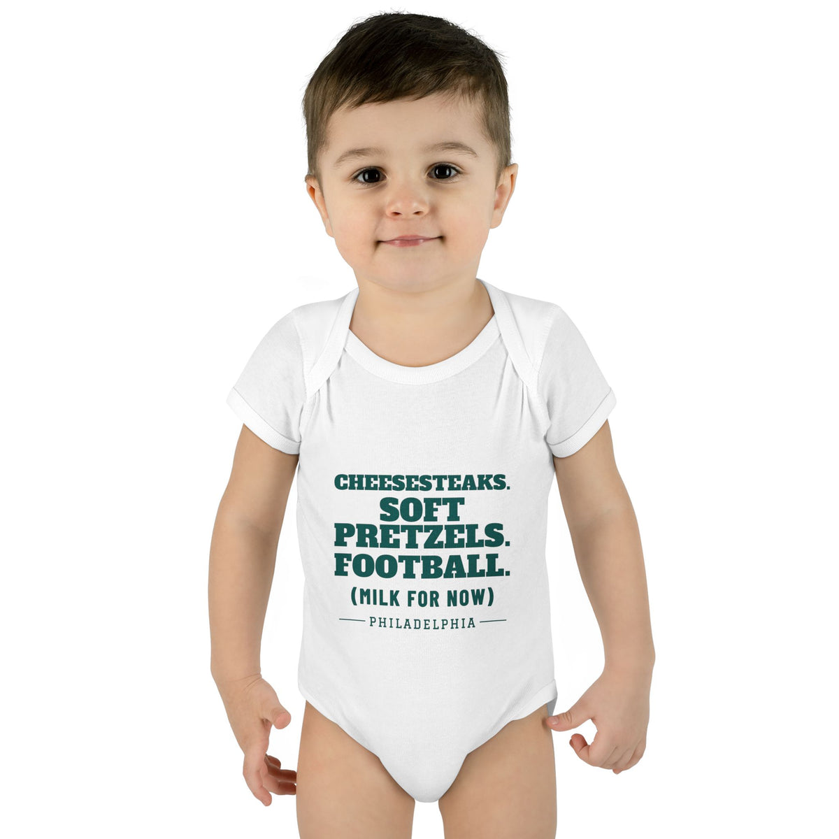 Milk For Now Baby Bodysuit — Philadelphia Football Edition