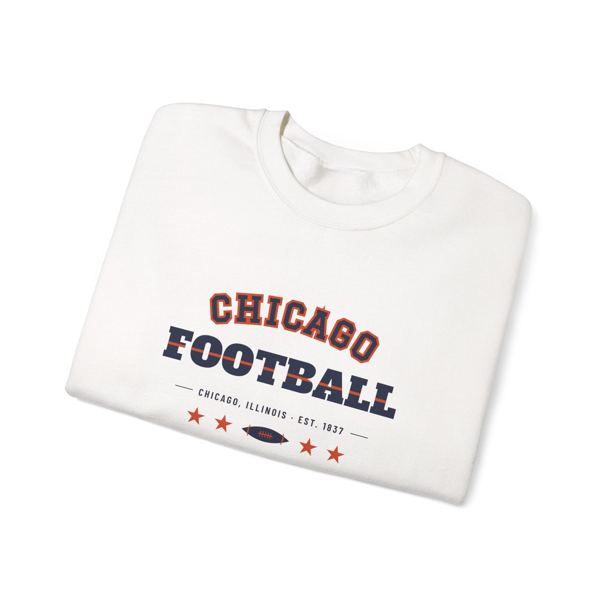 Retro Varsity Sweatshirt — Chicago Football Edition