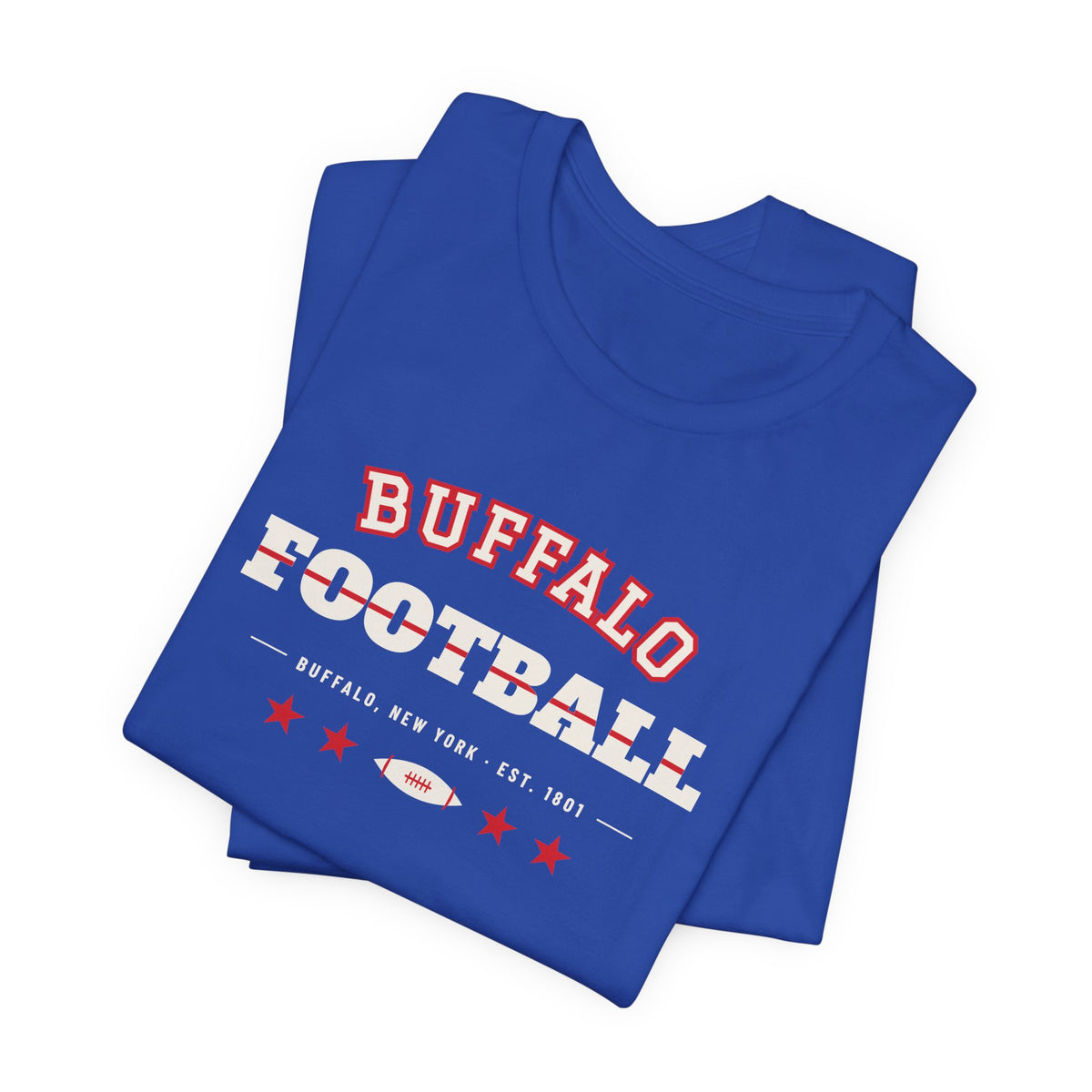 Retro Varsity Tee — Buffalo Football Edition