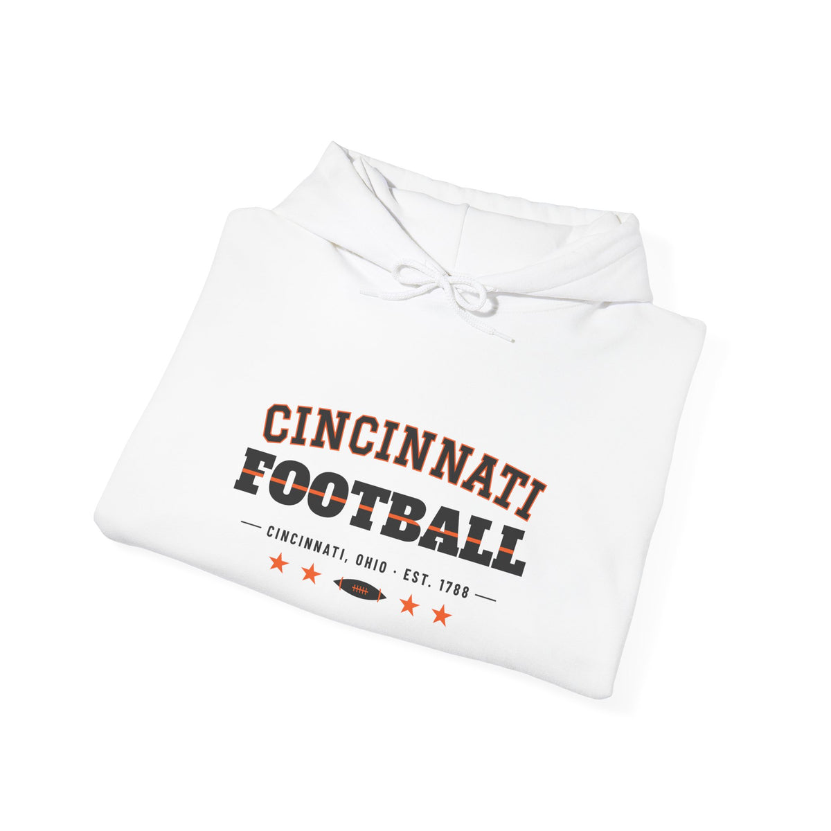 Retro Varsity Hoodie — Cincinnati Football Edition