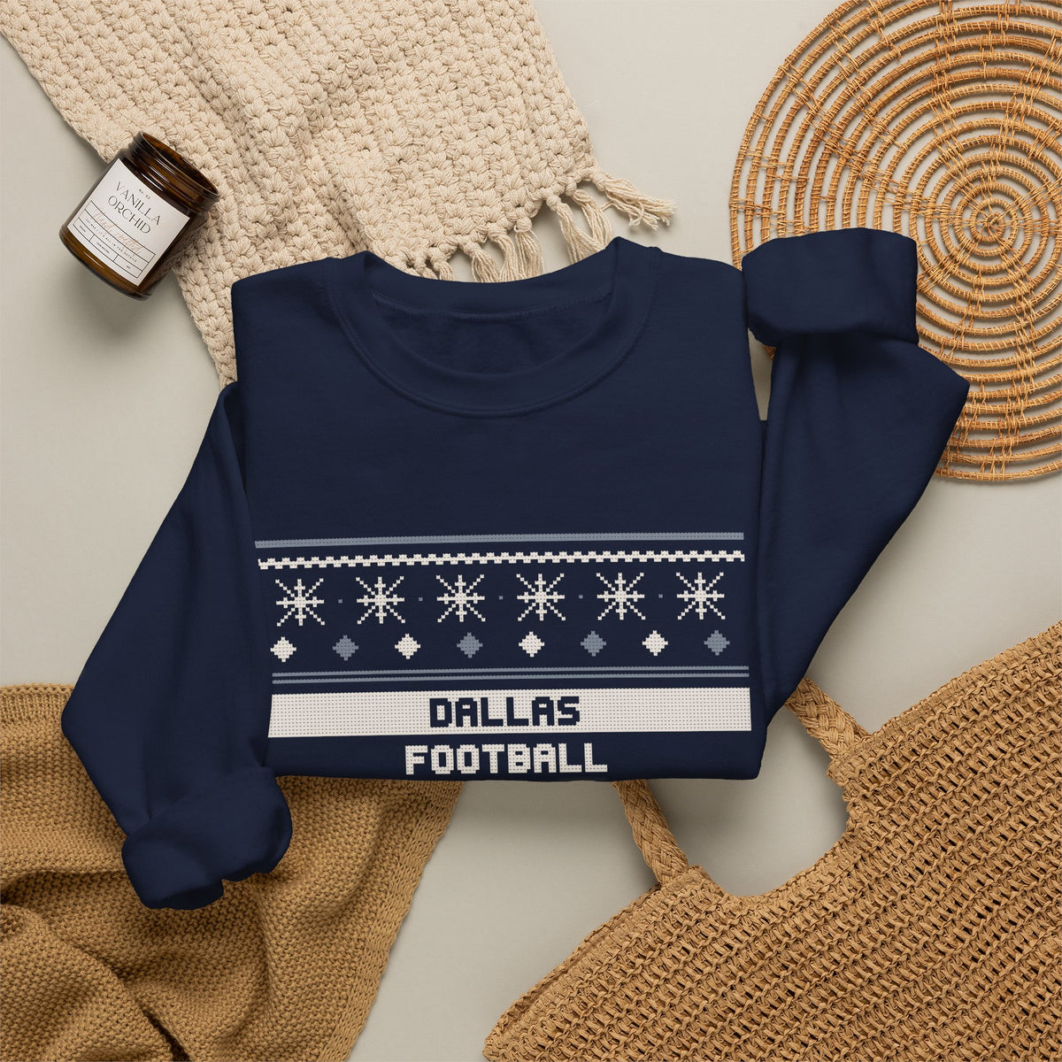 Ugly Sweater Sweatshirt — Dallas Football Edition