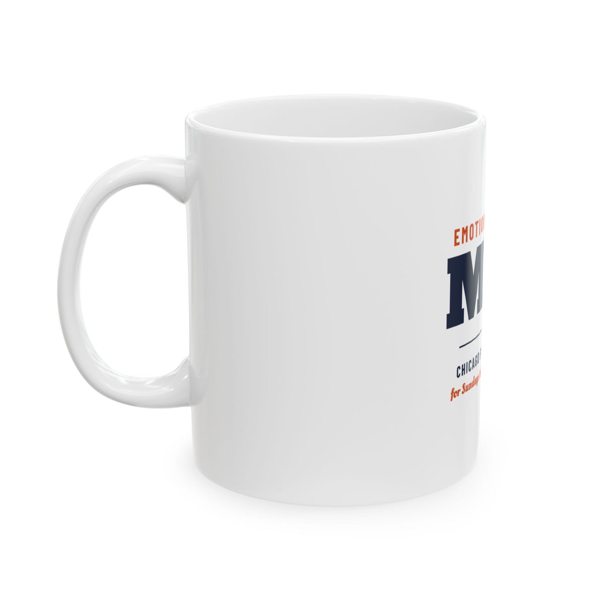 Emotional Support Mug — Chicago Football Edition