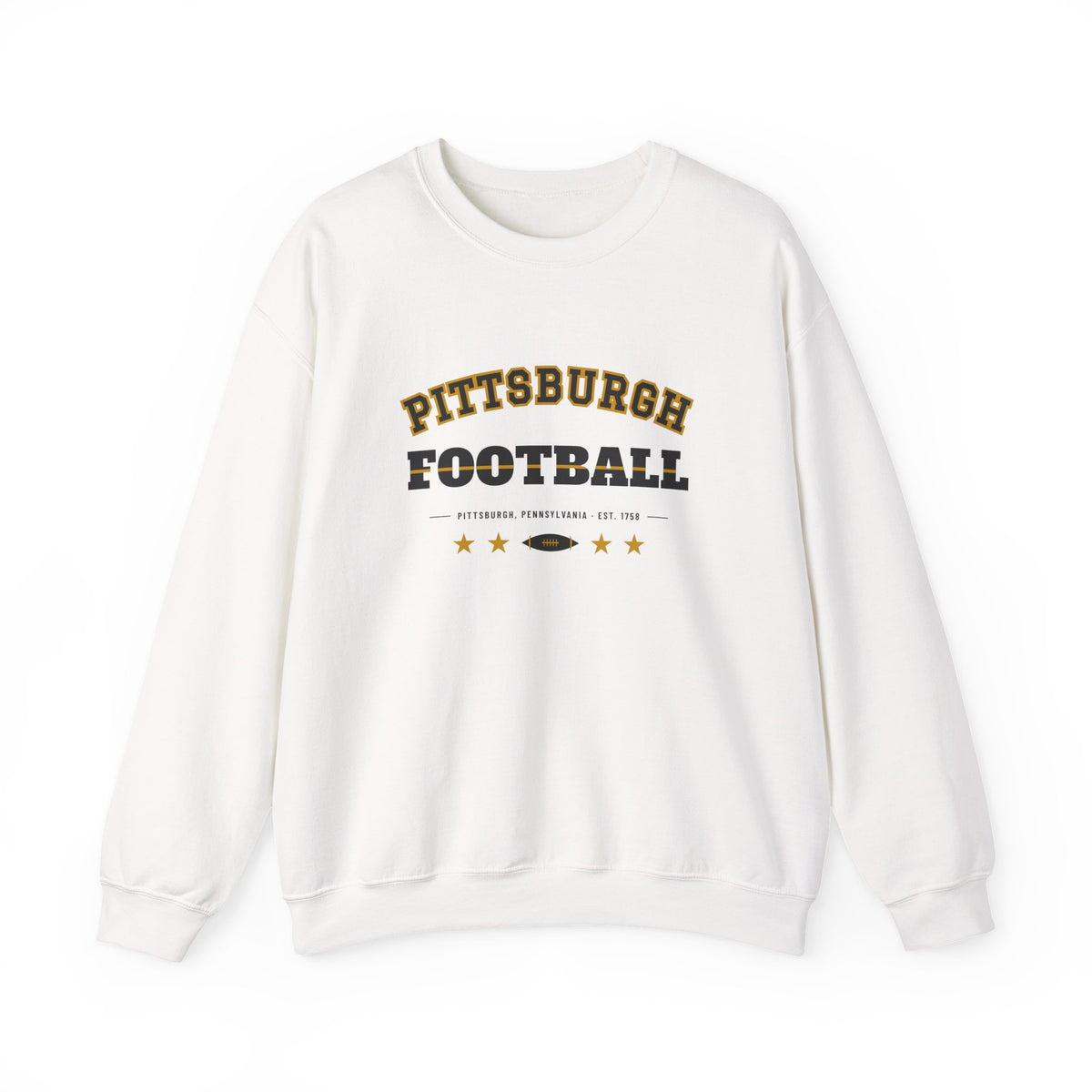 Retro Varsity Sweatshirt — Pittsburgh Football Edition