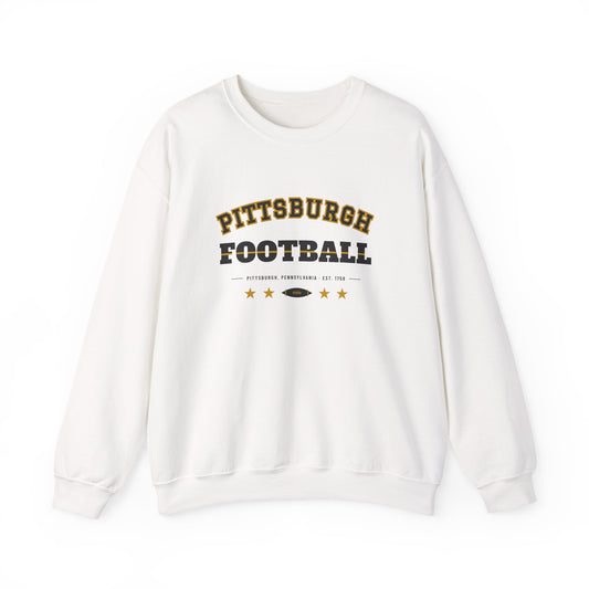 Retro Varsity Sweatshirt — Pittsburgh Football Edition
