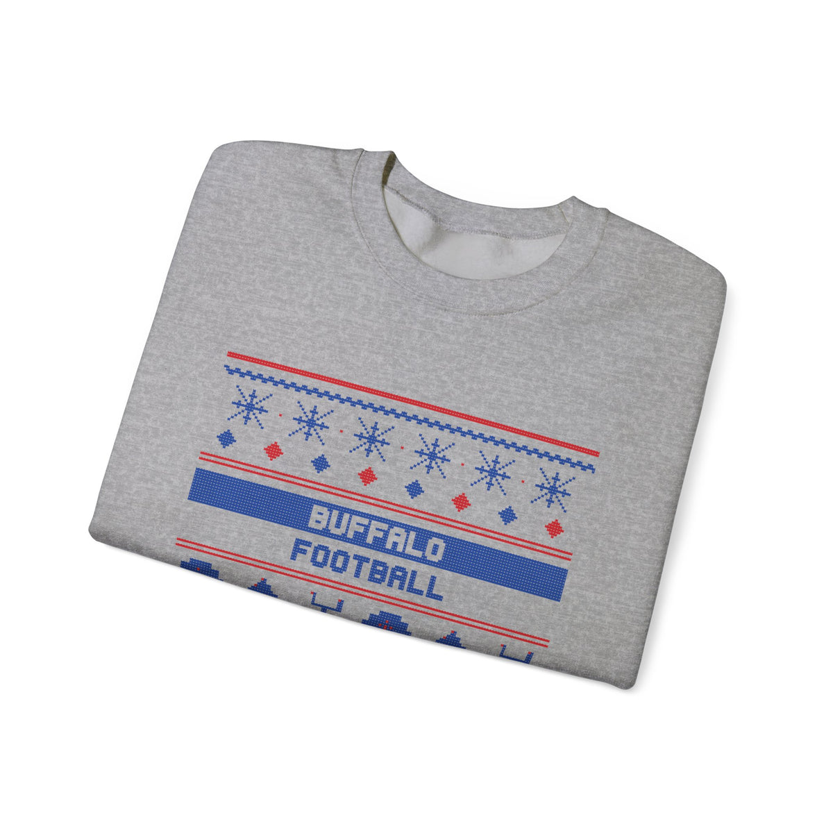 Ugly Sweater Sweatshirt — Buffalo Football Edition
