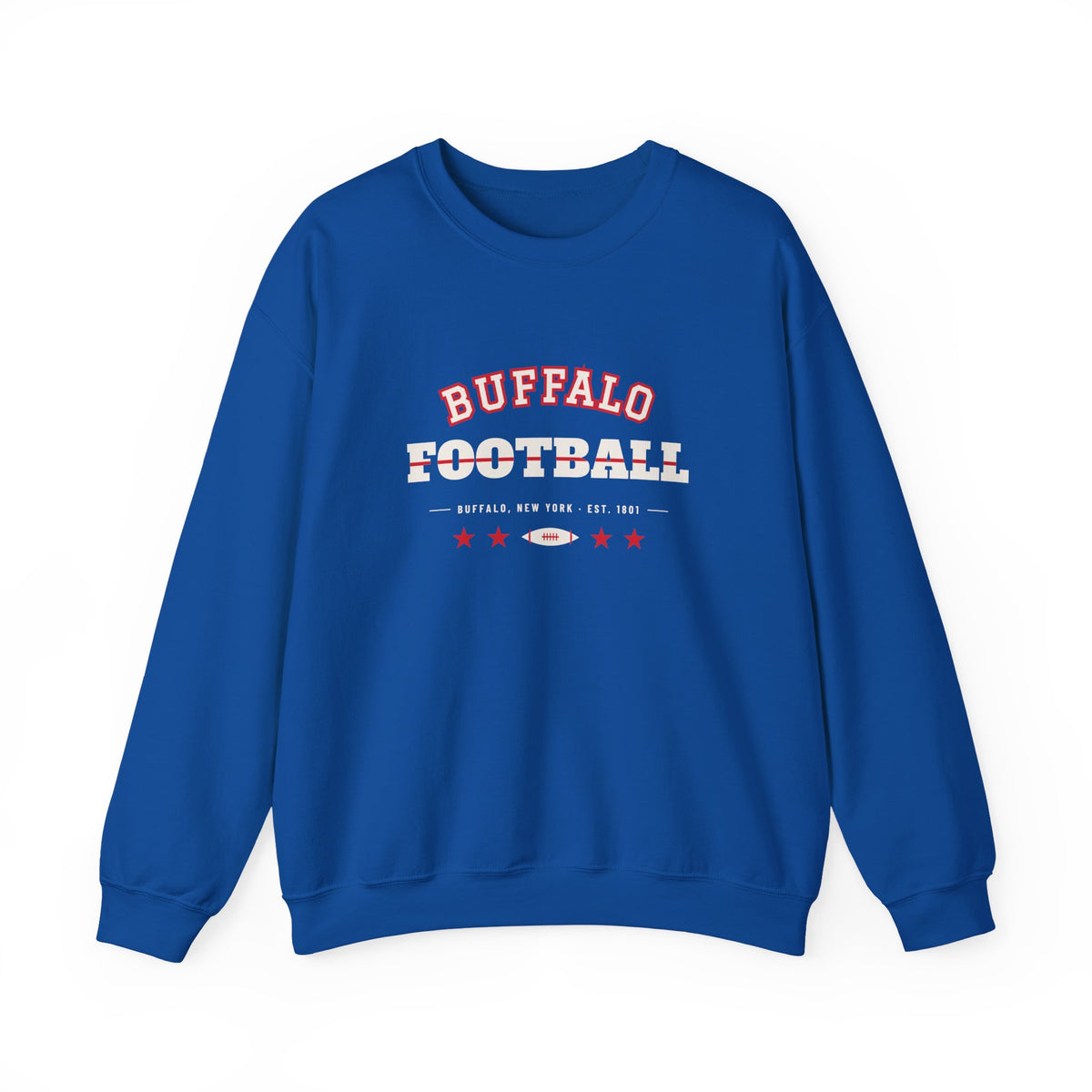 Retro Varsity Sweatshirt — Buffalo Football Edition