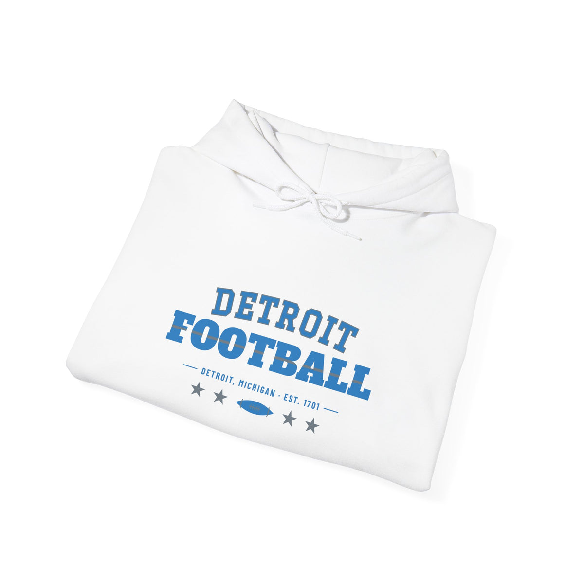 Retro Varsity Hoodie — Detroit Football Edition