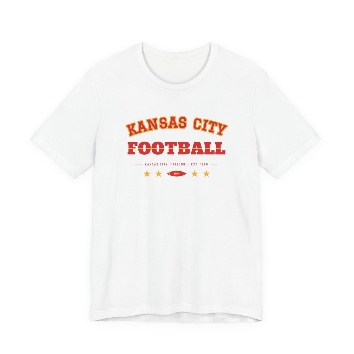 Retro Varsity Tee — Kansas City Football Edition