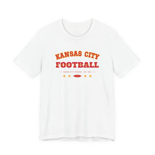 Retro Varsity Tee — Kansas City Football Edition