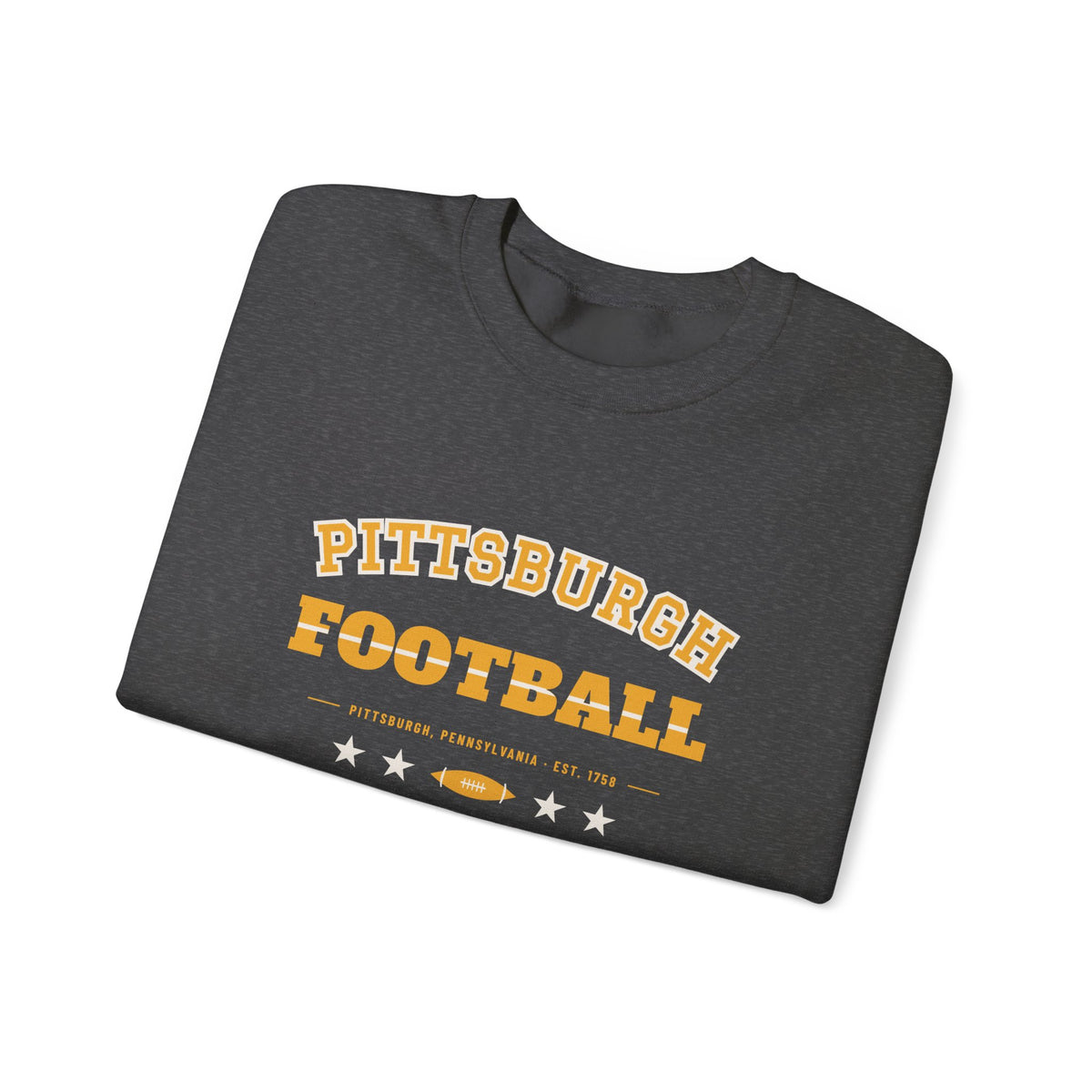 Retro Varsity Sweatshirt — Pittsburgh Football Edition