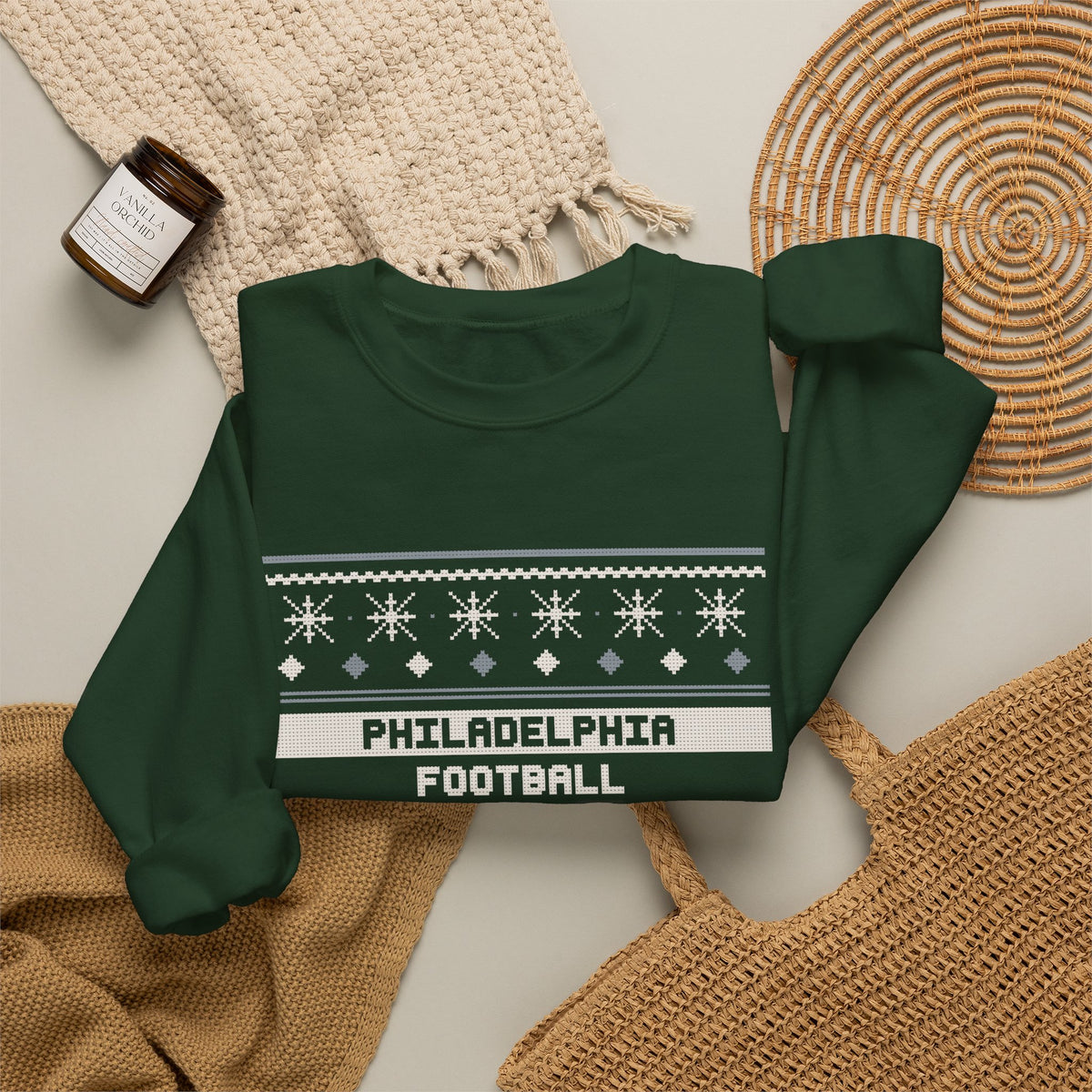 Ugly Sweater Sweatshirt — Philadelphia Football Edition