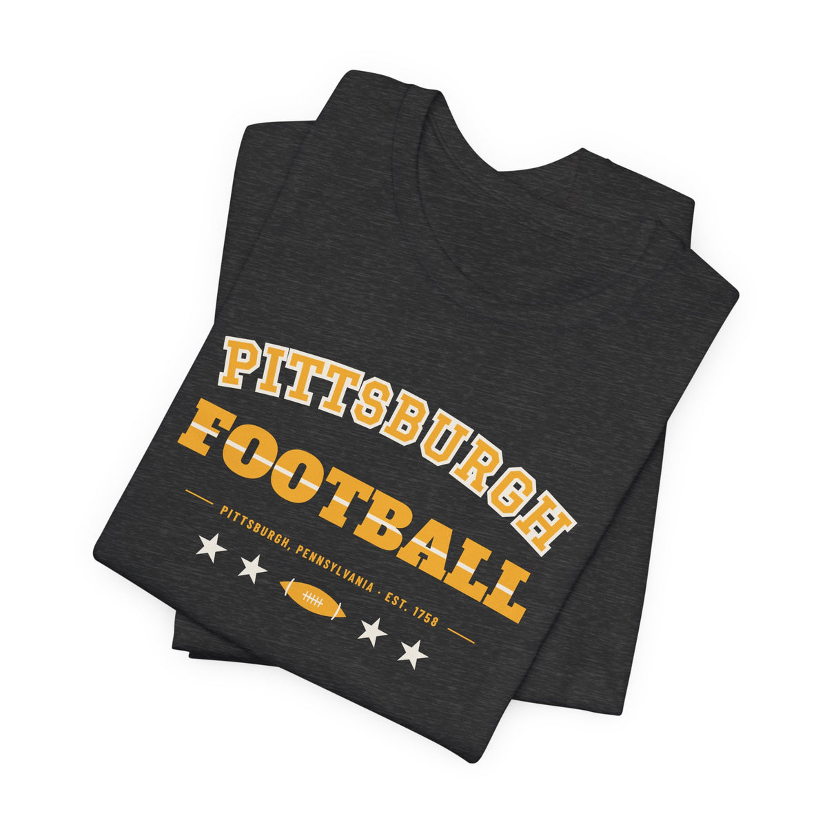 Retro Varsity Tee — Pittsburgh Football Edition