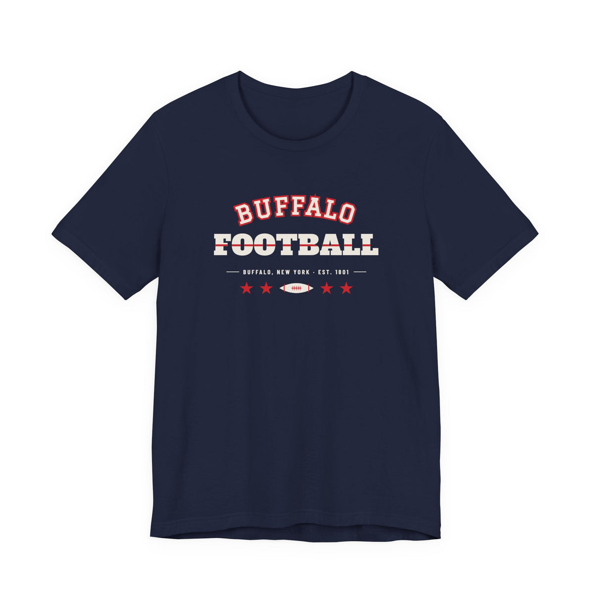 Retro Varsity Tee — Buffalo Football Edition