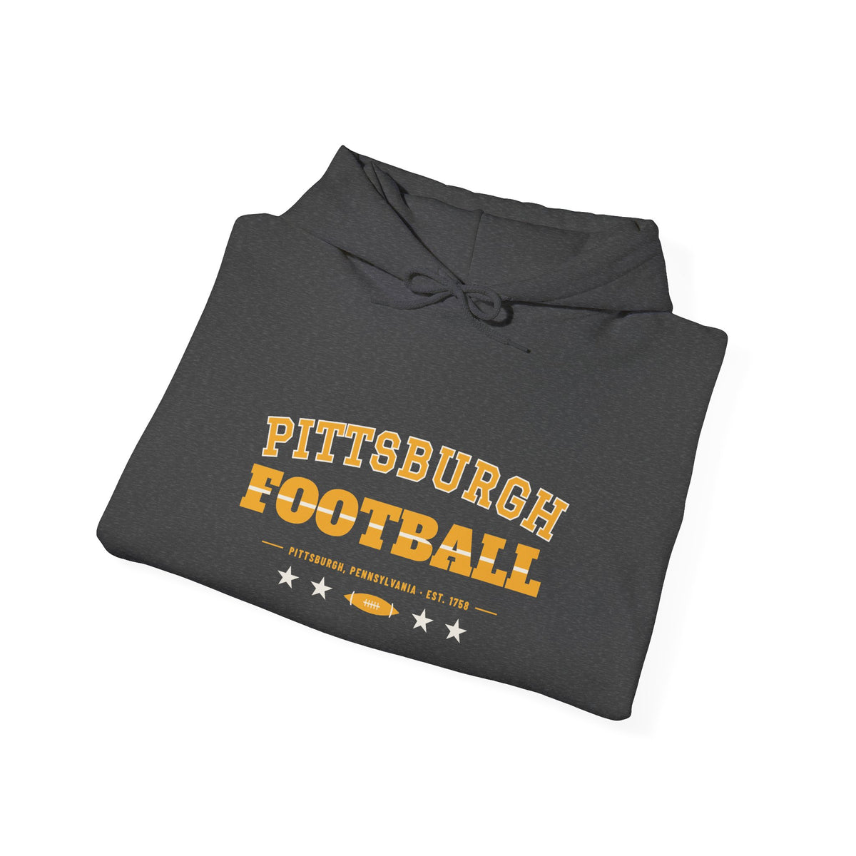 Retro Varsity Hoodie — Pittsburgh Football Edition