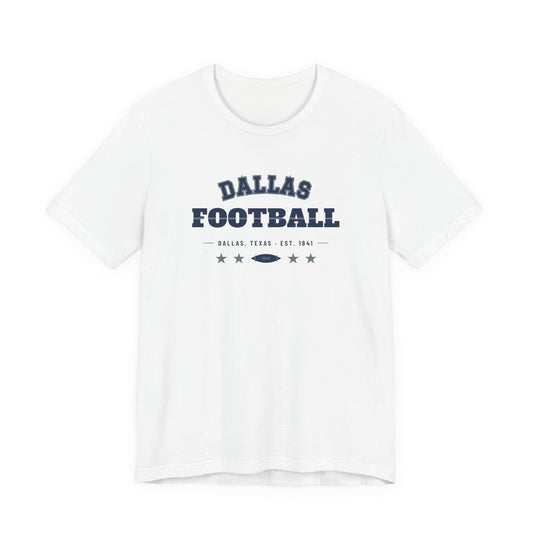 Retro Varsity Tee — Dallas Football Edition